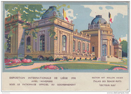 22378g ART WALLON ANCIEN - EXPOSITION INTERNATIONALE De Liége 1930 - Carte Publicitaire - 14.8x10.4c - Lüttich