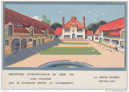 22386g FERME MODELE - EXPOSITION INTERNATIONALE De Liége 1930 - Carte Publicitaire - 14.8x10.4c - Lüttich