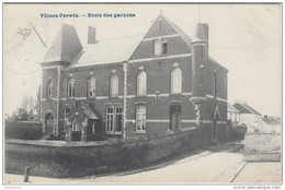22715g ECOLE Des GARCONS - Villers-Perwin - 1908 - Les Bons Villers