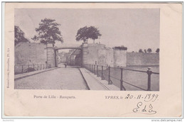 23526g PORTE De LILLE - REMPARTS  - Ypres - 1899 - Ieper