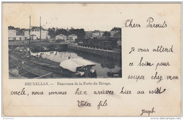 23670g  PORTE Du RIVAGE -  CANAL - BATEAU - Bruxelles - 1900 - Brüssel (Stadt)