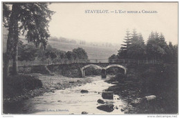 23826g PONT - L'EAU ROUGE à CHALLES - 1909 - Stavelot