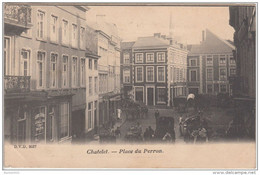 23918g EPICERIE - MARCHE - PLACE Du PERRON - Chatelet - 1903 - Châtelet