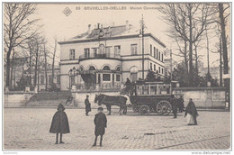 23938g  MAISON COMMUNALE - OMNIBUS à CHEVAL - Ixelles - 1908 - S B P 69 - Ixelles - Elsene