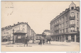 23990g TRAM HIPPOMOBILE - AUBETTE - PLACE Du PAVILLON - "Au Vignoble" - "Ackermans F" - Schaerbeek - 1902 - Schaerbeek - Schaarbeek
