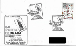 SPAIN. POSTMARK. PORTA FERRADA. SANT FELIU DE GUIXOLS. 2022 - Machines à Affranchir (EMA)