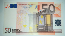 EURO- BELGIUM 50 EURO (Z) T039 Sign Draghi - 50 Euro