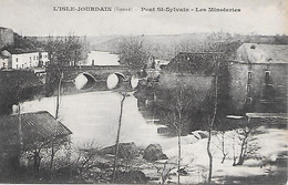 L ' ISLE JOURDAIN  ( 86 ) -  Les Minoteries - Pont St Sylvain - L'Isle Jourdain