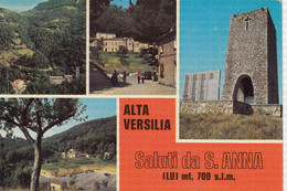 CARTOLINA  S.ANNA M.700,LUCCA,TOSCANA,ALTA VERSILIA-STORIA,MEMORIA,CULTURA,RELIGIONE,IMPERO ROMANO,VIAGGIATA 1977 - Lucca