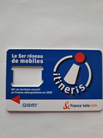 FRANCE CARTE MERE GSM SANS PUCE WITHOUT CHIP ITINERIS - Prepaid: Mobicartes