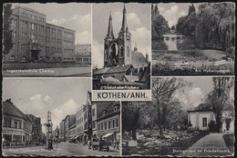 D-06366 Köthen (Anhalt) - Alte Ansichten - Ernst-Thälmann-Straße - Fachschule Für Chemie - Nice Stamp - Köthen (Anhalt)