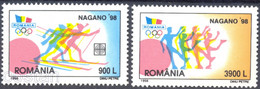 1998 Nagano/Japan Winter Olympics,Biathlon,Figure Skating,winter Sports,Romania,Mi.5294/Y.4429,MNH - Inverno1998: Nagano