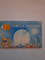 FRANCE PRIVEE D271 CHEQUE DEJEUNER 50U UT TBE VERY GOOD CONDITION - Phonecards: Private Use