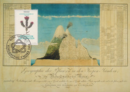 1994 Liechtenstein MC 122 Mi:LI 1080°, Yt:LI 1021°, Zum:LI 1022°,EUROPA, A.v. Humboldt,Entdeckungen, Rhexia Cardinalis - Storia Postale