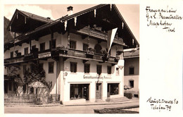MAYRHOFEN : GEMISCHTWARENHANDLUNG PRAMSTRALLER - TABAK.. - CARTE VRAIE PHOTO / REAL PHOTO : HANS HRUSCHKA ~ 1949 (al173) - Zillertal