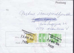 Denmark Regning Manglende Porto Bill TAXE Postage Due Togo Line Cds. HAMMERUM Posthus HERNING 1994 Postsag (2 Scans) - Briefe U. Dokumente