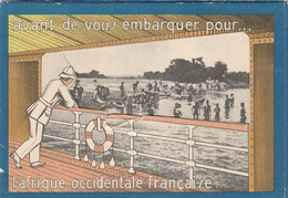 AFRIQUE OCCIDENTALE FRANCAISE GUINEE MAURITANIE SENEGAL DEPLIANT 9X13CM RARE - Dépliants Touristiques