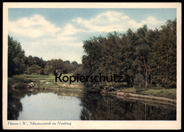 ALTE POSTKARTE HAMM IN WESTFALEN SCHWANENTEICH IM NORDRING Teich See Ansichtskarte AK Postcard Cpa - Hamm