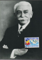 1994 Liechtenstein MC 123 Mi:LI 1082°, Yt:LI 1023°, Zum:LI 1024°, 100 Jahre Int. Olymp. Komitee. Pierre De Coubertin - Storia Postale