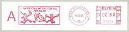 Schweiz / Helvetia 1995, Freistempel / EMA / Meterstamp Weinfelden, Wecker / Réveil / Alarm Clock - Horlogerie