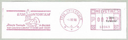 Schweiz / Helvetia 1998, Freistempel / EMA / Meterstamp Unterkulm, Turmuhr, Uhr / Horloge / Clock - Horlogerie