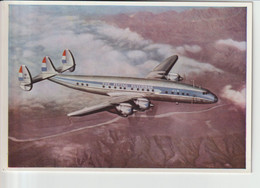 Vintage Pc KLM K.L.M Royal Dutch Airlines Lockheed Constellation L-1049 Aircraft - 1919-1938: Entre Guerres