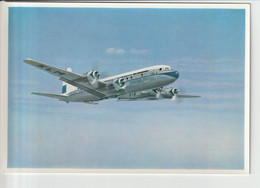 Vintage Pc KLM K.L.M Royal Dutch Airlines Douglas Dc-6B Aircraft - 1919-1938: Entre Guerres