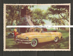 MAXI-CARD-AUTO-FORD-MERCURY-VIEUX-OLD-VINTAGE-PROMO-50'-COLORED-DIMENSIONS+-13-18 CM-TOP-CONDITION-VOYEZ LES 2 SCANS-RAR - Sonstige & Ohne Zuordnung