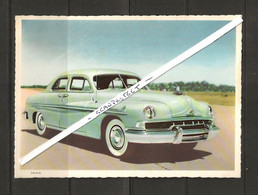 MAXI-CARD-AUTO-FORD-LINCOLN-VIEUX-OLD-VINTAGE-PROMO-50'-COLORED-DIMENSIONS+-13-18 CM-TOP-CONDITION-VOYEZ LES 2 SCANS-RAR - Sonstige & Ohne Zuordnung