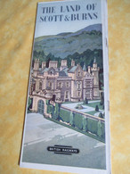 " The Land Of SCOTT & BURNS "/ British Railways/ Mc Corquodale & Co/ Glasgow/1950           PGC500 - Tourism Brochures