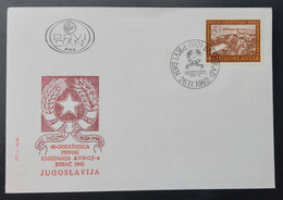 Yugoslavia 1982,  40 Years Of First AVNOJ Bihac Bosnia FDC First Day 3/1 - Lettres & Documents