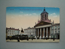 Bruxelles - Place Royale Et Eglise St. Jaques Sur Caudenberg - Marktpleinen, Pleinen