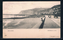 Shanklin, Isle Of Wight. Old Postcard. "The Esplanade" - Shanklin