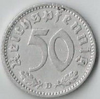 Pièce De Monnaie 50 Reichspfenning 1940 (1) - 50 Reichspfennig