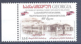 2022. Georgia, 100y Of Diplomatic Relations With Turkey, 1v, Mint/** - Georgien