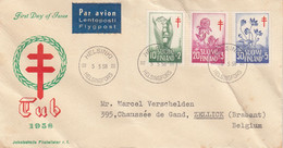 Finlande - Année 1958 - Fleurs - Lettre Du 05/05/1958 - Série Fleurs - Cartas & Documentos