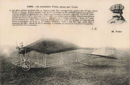 AVIATEURS - S09280 - Le Monoplan Train Piloté Par Train - L1 - Aviatori