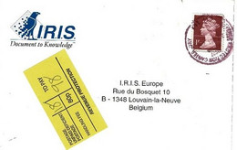 Carte Postale IRIS - Coupon Réponse Envoyé De Grande-Bretagne - - Briefe U. Dokumente