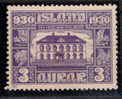 Iceland Island Ijsland 1930 Mi#125 Mint No Gum, No Hinge Mark - Unused Stamps