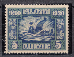 Iceland Island Ijsland 1930 Mi#126 Mint No Gum, No Hinge Mark - Unused Stamps
