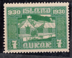 Iceland Island Ijsland 1930 Mi#127 Mint No Gum, No Hinge Mark - Unused Stamps