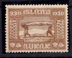 Iceland Island Ijsland 1930 Mi#131 Mint No Gum, No Hinge Mark - Unused Stamps