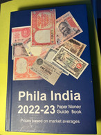 INDIA PAPER MONEY 2022-23 CATALOGUE   / PHILATELIA  EDITOR ,CALCUTTA,2022    NEUF - Inde