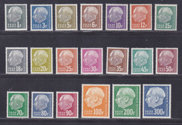 SARRE N°  391 à 410 ** MNH Neufs Sans Charnière, TB (D9231) Président Heuss - 1957 - Unused Stamps