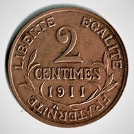 FRANCE / 2 CENTIMES / D. DUPUIS / 1911 / ETAT SUPERBE - 2 Centimes