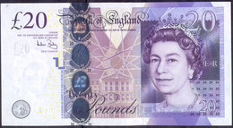 UK Great Britain 20 Pounds 2006 UNC P- 392a - 20 Pounds