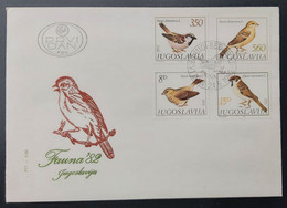 Yugoslavia 1982, Fauna Birds  FDC First Day 3/5 - Briefe U. Dokumente