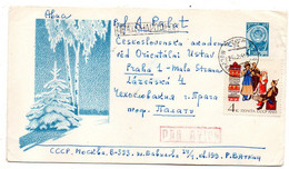 URSS--1961--Entier Enveloppe Rectangle  Illustrée Pour PRAGUE  .......recto-verso - 1960-69