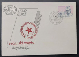 Yugoslavia 1982, Focanski Propisi, Foca - Zorovici FDC First Day 3/5 - Briefe U. Dokumente