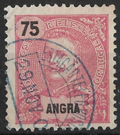 Angra – 1897 King Carlos 75 Réis Used Stamp - Angra